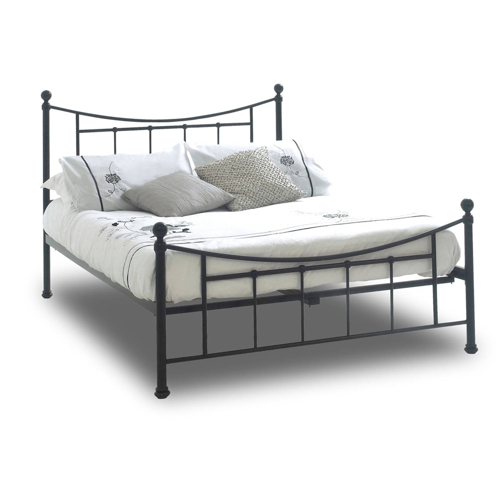 Matte Black 4ft 6" Bristol Metal Bed Frame