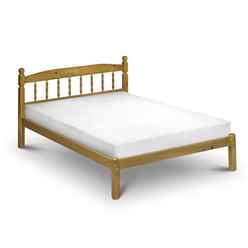 Traditional Pine Low Foot End Shaker Style Bed -  Small Double 4ft (120cm) 