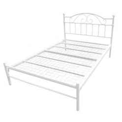Sussex White Bed Frame NEW MESH BASE - Small Double 4ft