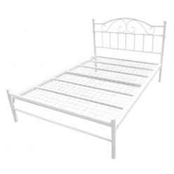 Sussex White Bed Frame NEW MESH BASE - Double 4ft 6" 