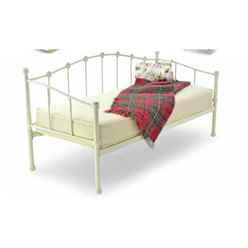 Ivory Paris Daybed Bed Frame - Small Single 2ft 6"