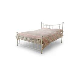 Bristol Ivory Metal Bed Frame - Small Double 4ft 