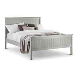 New England Dove Grey Lacquer Bed Frame - Single 3ft (90cm) 
