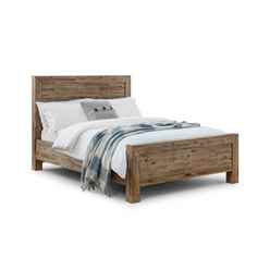 Rustic Oak Bed Frame - Double 4ft 6" (135cm) 