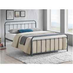 Classic Pebble Metal Bed Frame - Single 3ft 