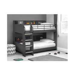 Premium Modern Anthracite Bunk Bed 2 x 3ft (90cm) - Best Seller