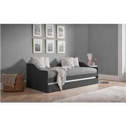 Premier Anthracite Day Bed Single 3ft (90cm) + Pull Out Bed (Guest Bed)