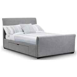 Light Grey Fabric Bed Frame - Super King 6ft (180cm) 