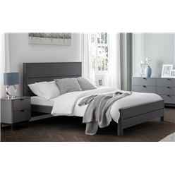 Premium Storm Grey Bed Frame - Double 4ft 6" (135cm)