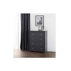 Clean Anthracite 4 Drawer Chest