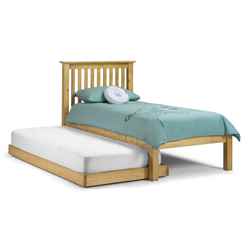 Premium Pine Finish Hideaway Shaker Style Low Foot End Bed - 2 x Single 3ft (90cm)