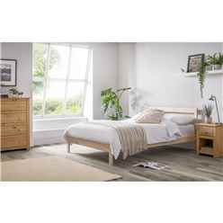 Unfinished Pine Low Foot End Bed - Single 3ft (90cm)