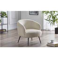 Gigi Ivory Boucle Accent Chair