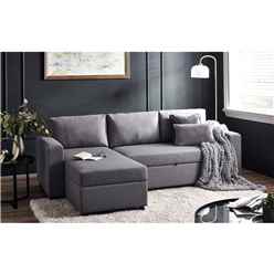 Light Grey Linen Sofa Bed
