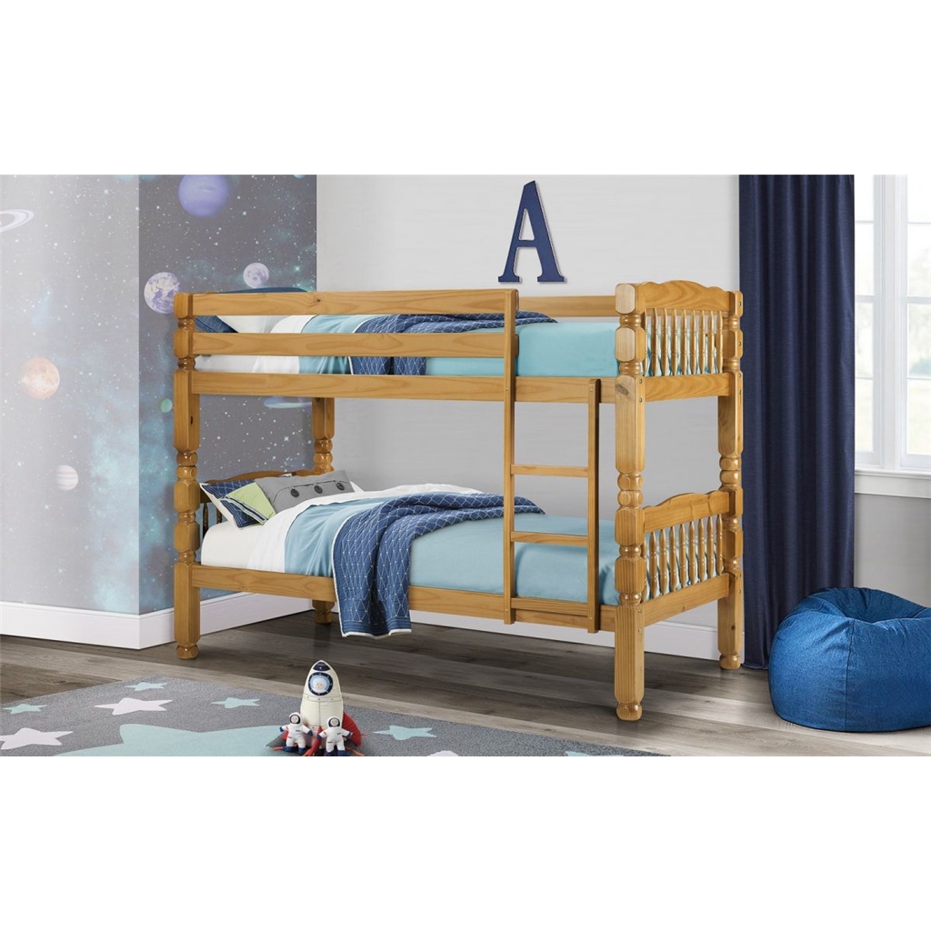 Shaker Style Pine Bunk Bed 2 X 3ft 90cm, Shaker Bunk Beds