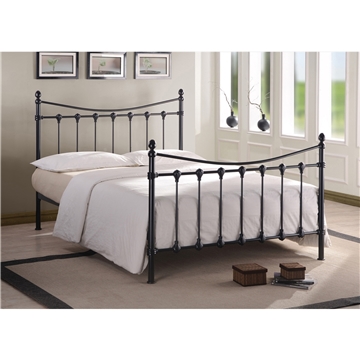 Black S Detailed Metal Bed Frame King Size 5ft Move