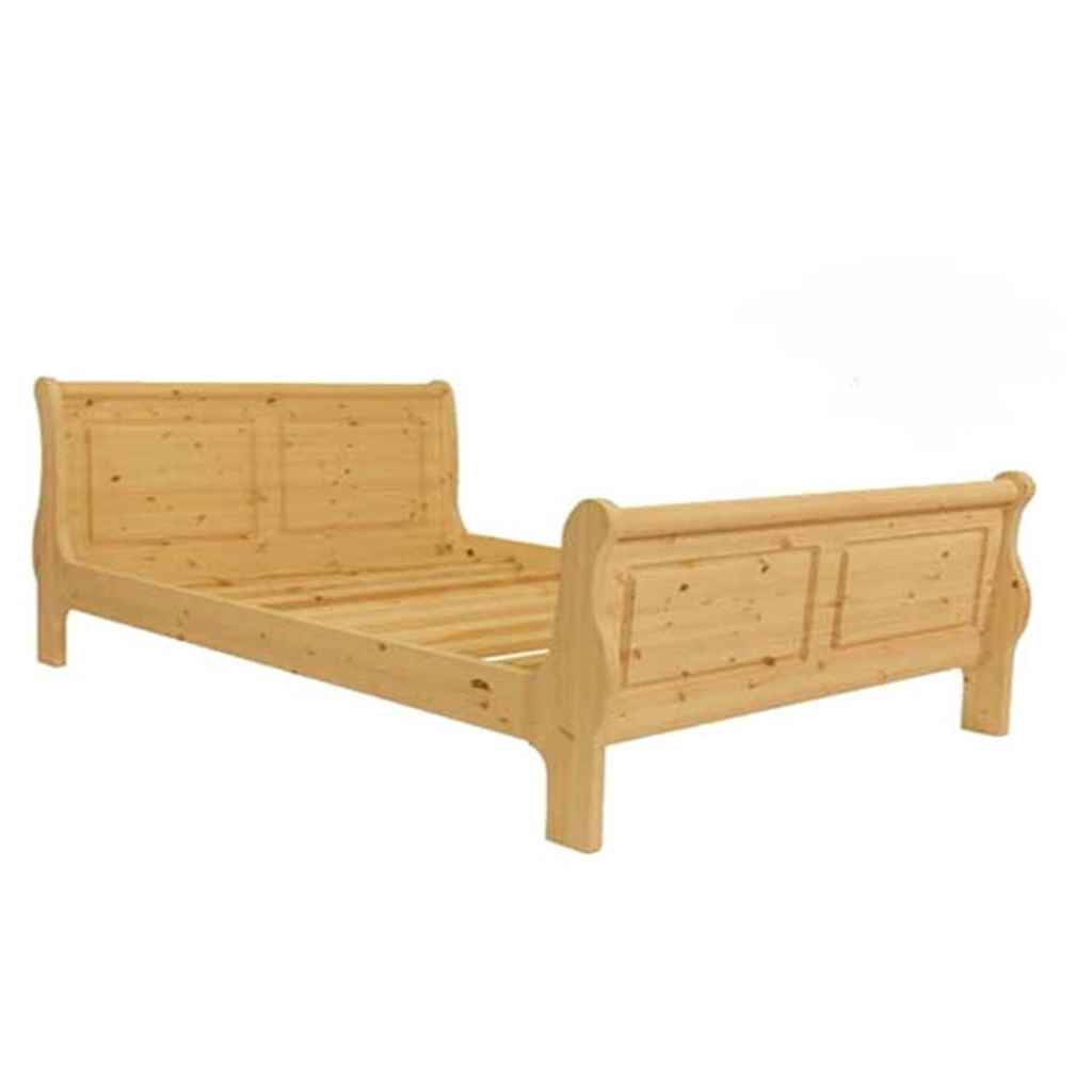 King Size Premier Isobel Pine Sleigh Bed 5ft Free Delivery Move