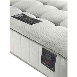 5ft King Size Premium Memory Foam Pocket Sprung Mattress (1500 Springs) - (150cm)