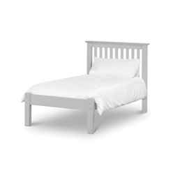 Premium Dove Grey Finish Shaker Style Low Foot End Bed - Single 3ft (90cm) - Best Sellers