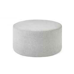 Grey Linen Foot Stool
