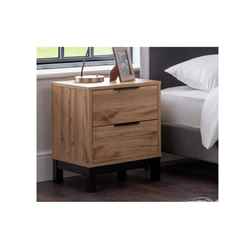 Premier Oak-Effect Bedside Drawer - 2 Drawer