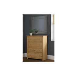 Waxed Pine Chest - 4 Drawers
