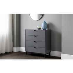 Storm Grey 4 Drawer Chest