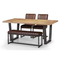 Brooklyn Dining Set - With Bench & 2 Chairs