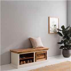 Oscar Wood Shoe Rack Up to 43" 