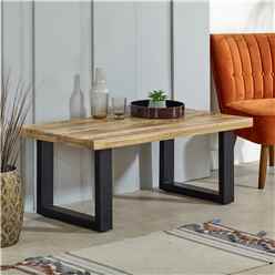 Belgravia Solid Wood & Metal Coffee Table