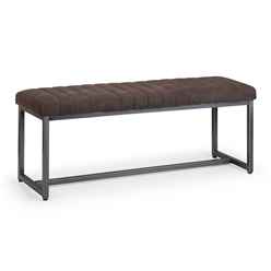 Brooklyn Upholstered Bench - Charcoal