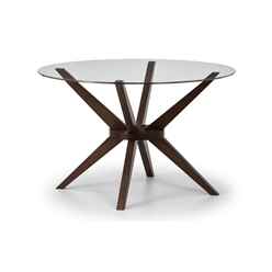 Chelsea 120cm Glass Top Dining Table