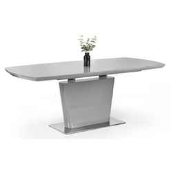 Como Grey High Gloss Extending Table