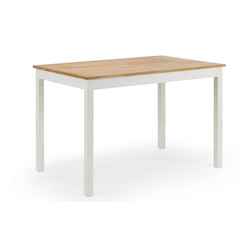 Coxmoor Ivory & Oak Rectangular Dining Table