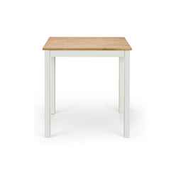 Coxmoor Ivory & Oak Square Dining Table
