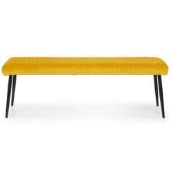 Mustard Luxe Low Bench