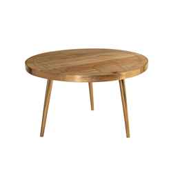 Light Gold Stylish Round Coffee Table