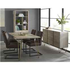 Light Gold Stylish Dining Table