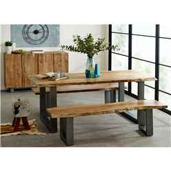 Adaman Live Edge Dining Table 2 M