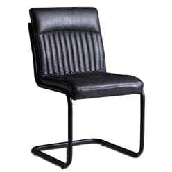 Adaman Live Edge Matching Dark Grey Dining Chair (Pack Of 2)
