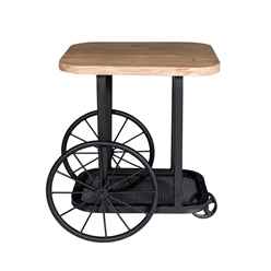 Craft Wheel Stylish Tall End Table